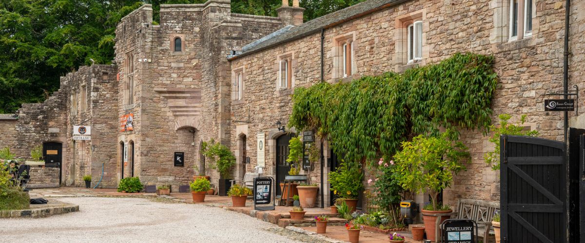 Courtyard area at Brougham Hall
